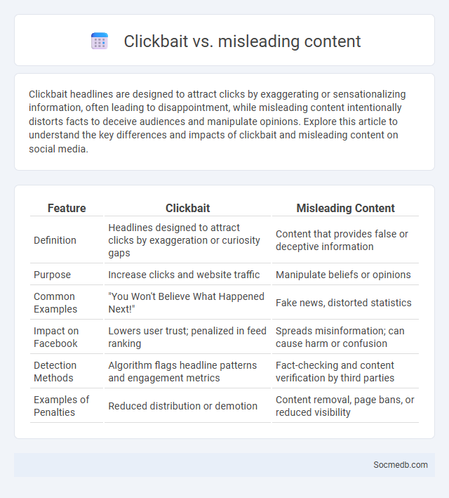 Clickbait vs. misleading content - What is The Difference?