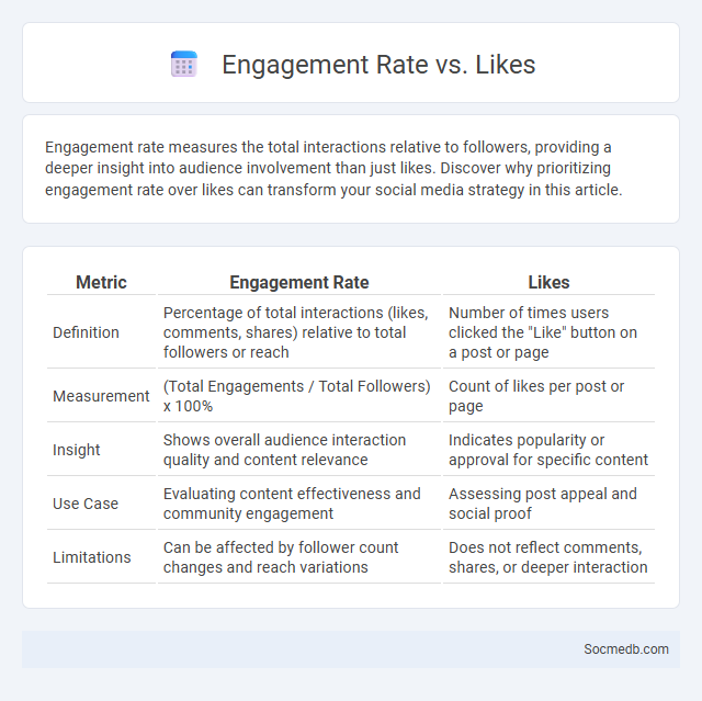 Engagement Rate vs. Likes - What is The Difference?