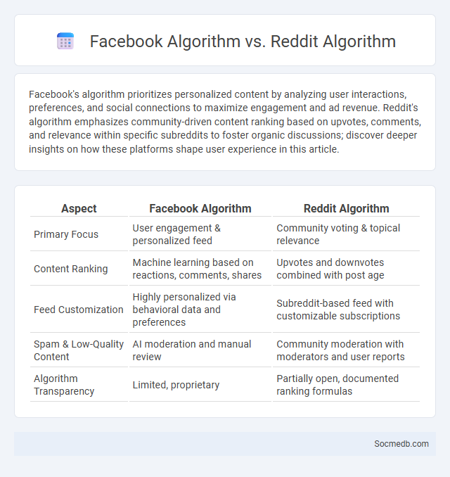 Facebook Algorithm vs. Reddit Algorithm - What is The Difference?