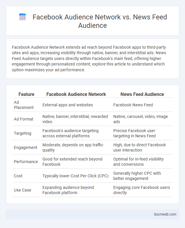 Facebook Audience Network vs. News Feed Audience - What is The Difference?