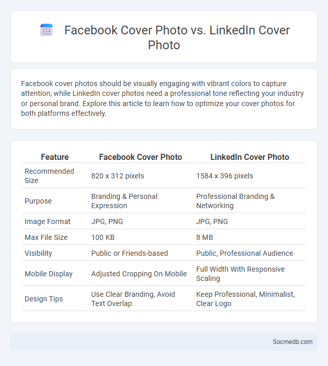 Facebook Cover Photo vs. LinkedIn Cover Photo - What is The Difference?