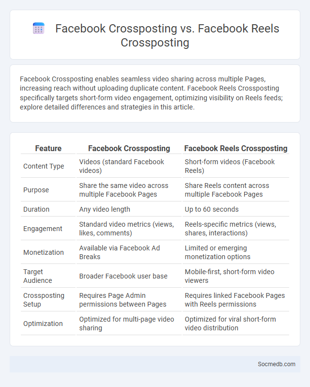 Facebook Crossposting vs. Facebook Reels Crossposting - What is The Difference?