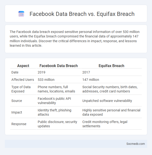 Facebook Data Breach vs. Equifax Breach - What is The Difference?
