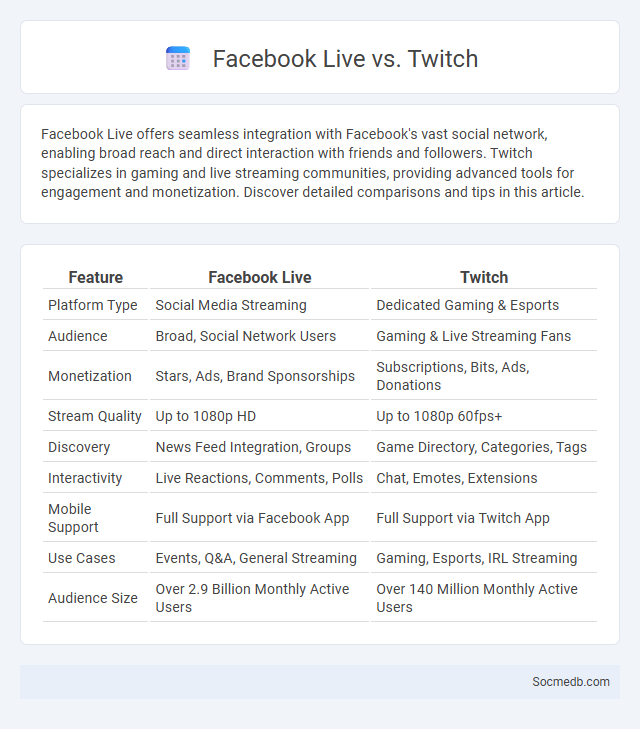 Facebook Live vs. Twitch - What is The Difference?