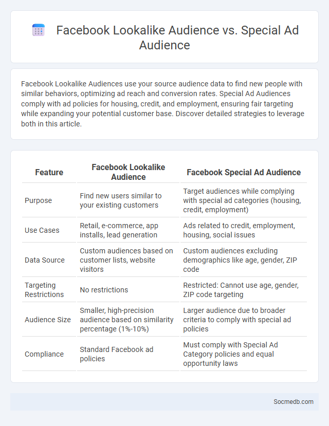 Facebook Lookalike Audience vs. Special Ad Audience - What is The Difference?
