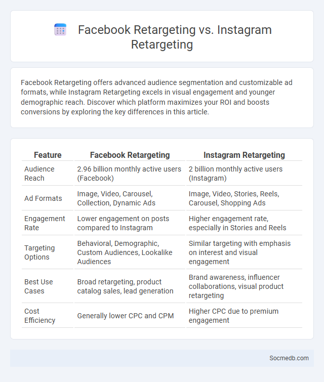 Facebook Retargeting vs. Instagram Retargeting - What is The Difference?