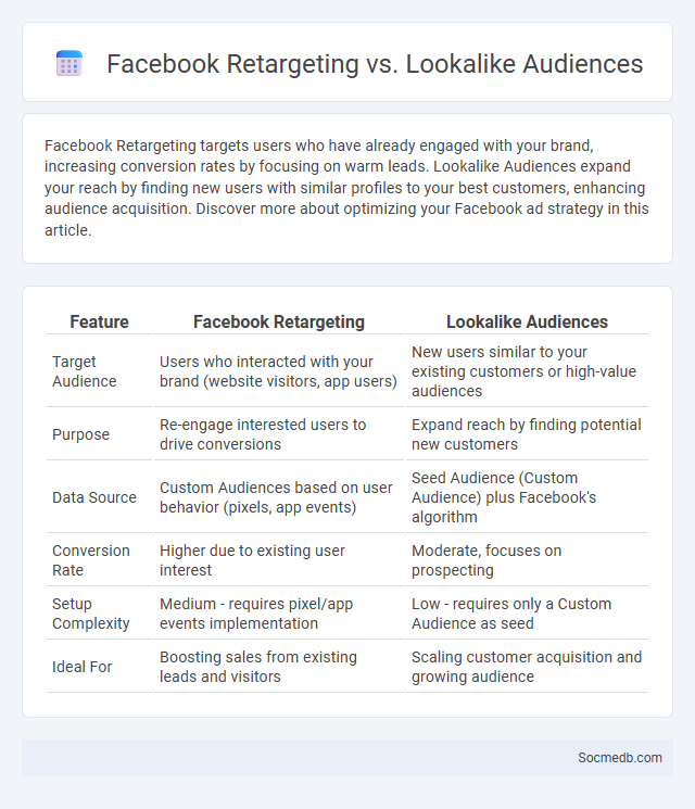Facebook Retargeting vs. Lookalike Audiences - What is The Difference?