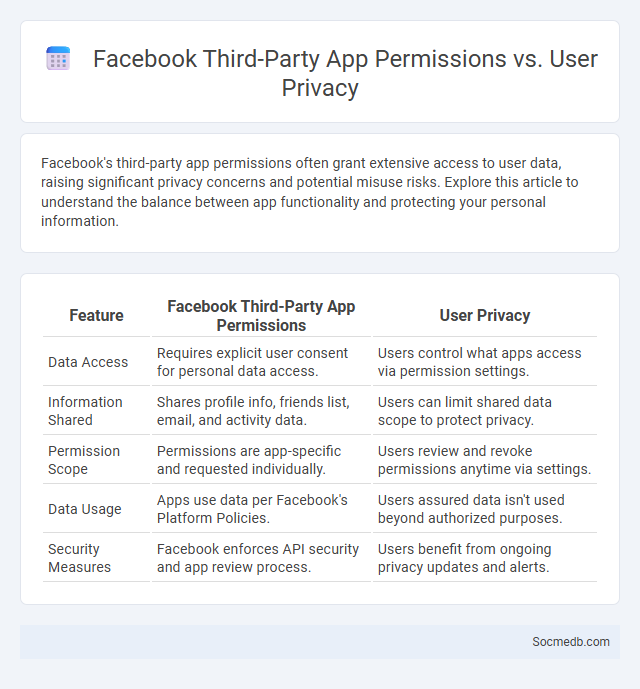 Facebook Third-Party App Permissions vs. User Privacy - What is The Difference?