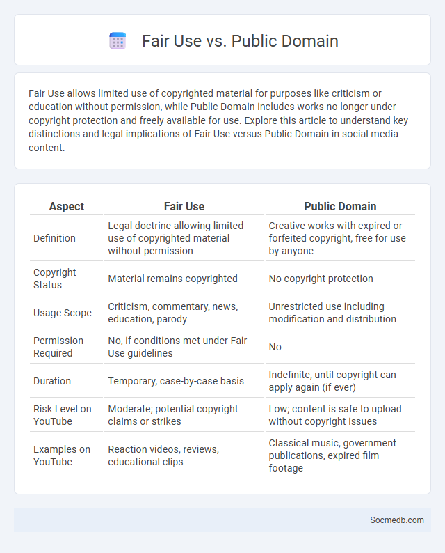 Fair Use vs. Public Domain - What is The Difference?