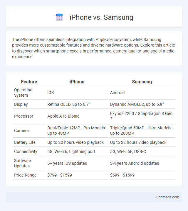 iPhone vs. Samsung - What is The Difference?