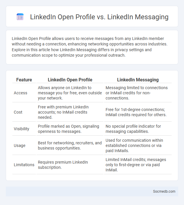 LinkedIn Open Profile vs. LinkedIn Messaging - What is The Difference?