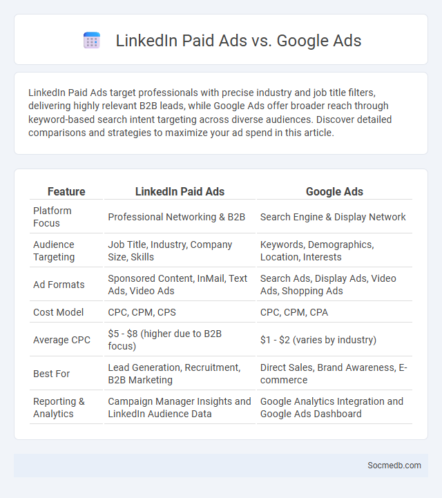 LinkedIn Paid Ads vs. Google Ads - What is The Difference?