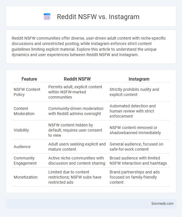 Reddit NSFW vs. Instagram - What is The Difference?
