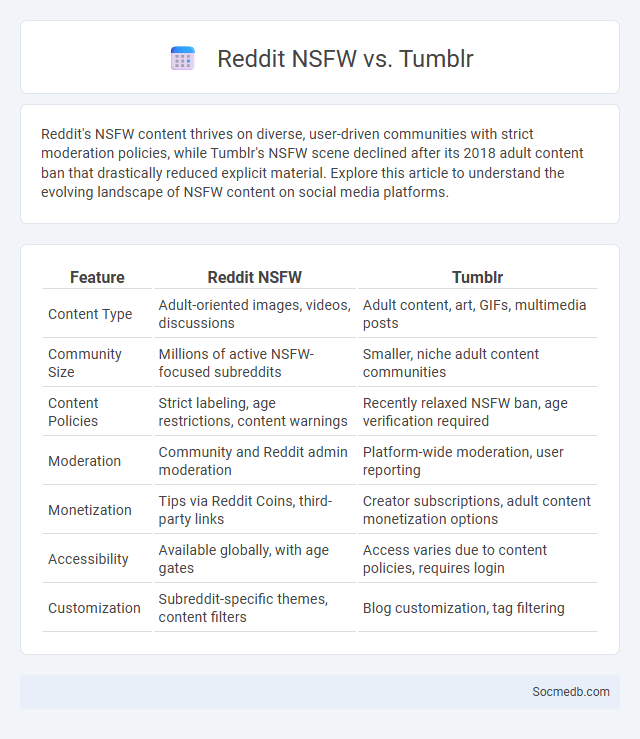 Reddit NSFW vs. Tumblr - What is The Difference?