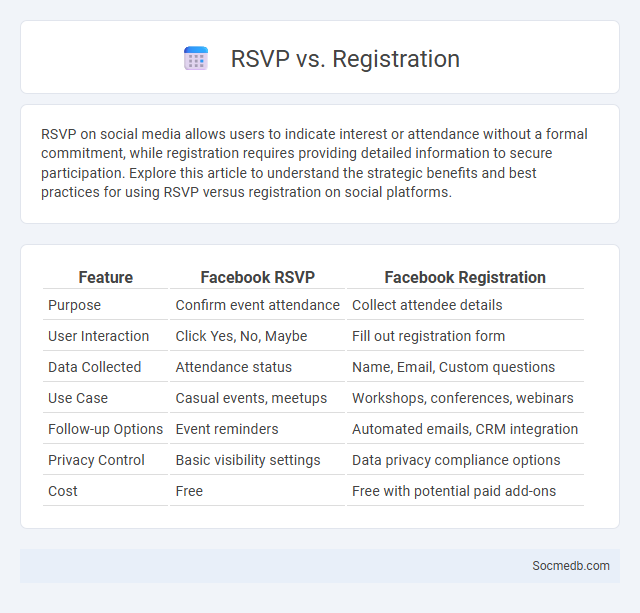 RSVP vs. Registration - What is The Difference?