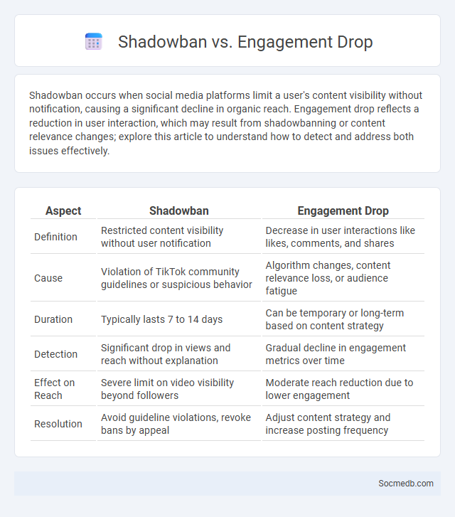 Shadowban vs. Engagement Drop - What is The Difference?