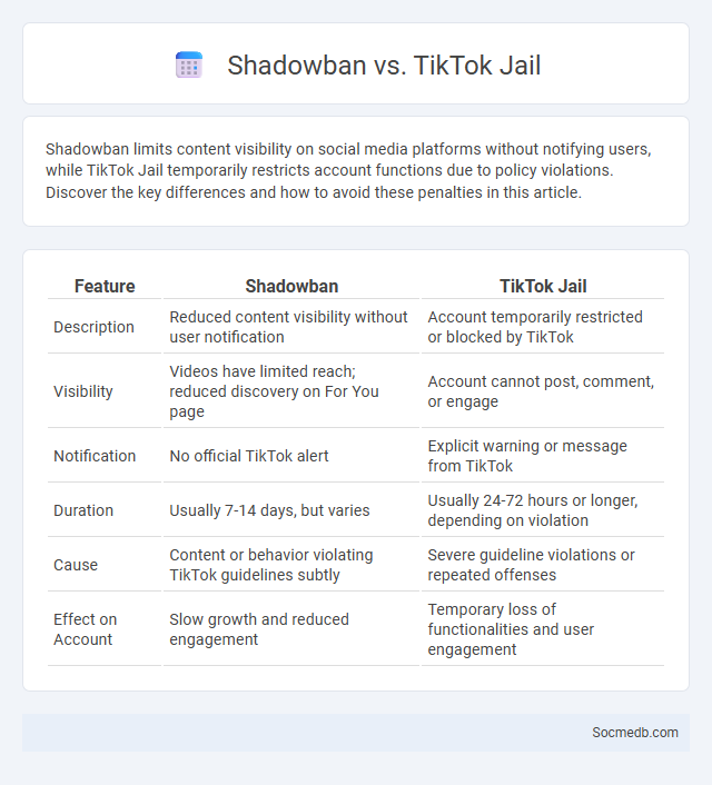 Shadowban vs. TikTok Jail - What is The Difference?