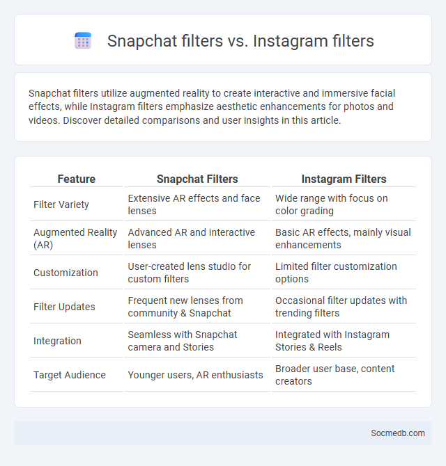 Snapchat filters vs. Instagram filters - What is The Difference?