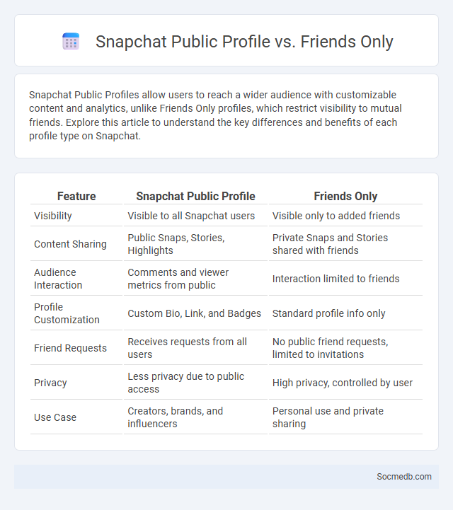 Snapchat Public Profile vs. Friends Only - What is The Difference?