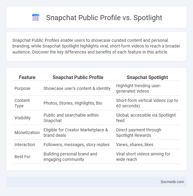 Snapchat Public Profile vs. Spotlight - What is The Difference?