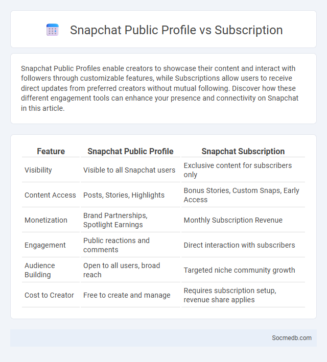 Snapchat Public Profile vs Subscription - What is The Difference?