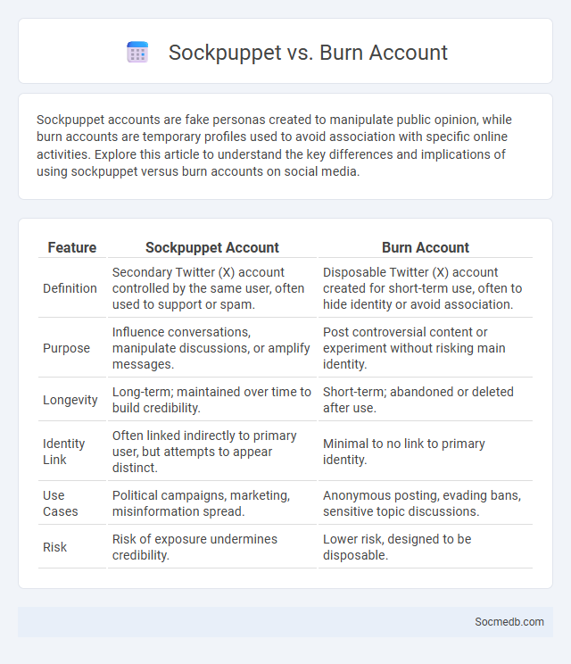 Sockpuppet vs. Burn Account - What is The Difference?