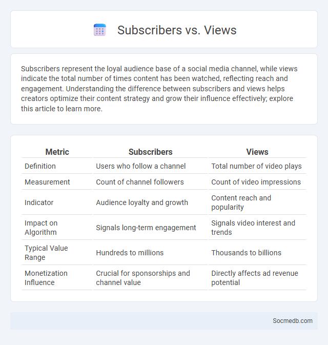 Subscribers vs. Views - What is The Difference?
