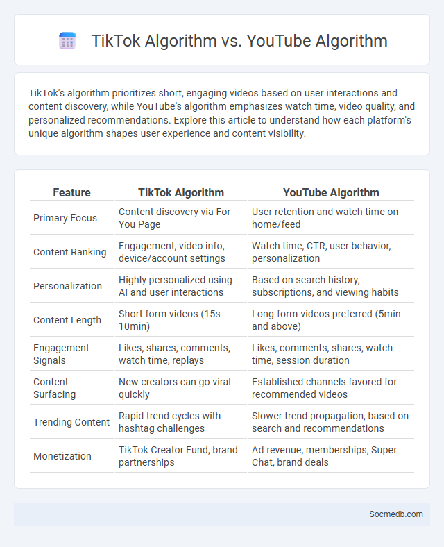 TikTok Algorithm vs. YouTube Algorithm - What is The Difference?