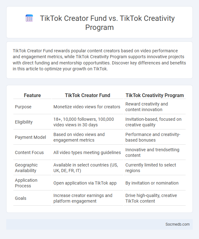 TikTok Creator Fund vs. TikTok Creativity Program - What is The Difference?