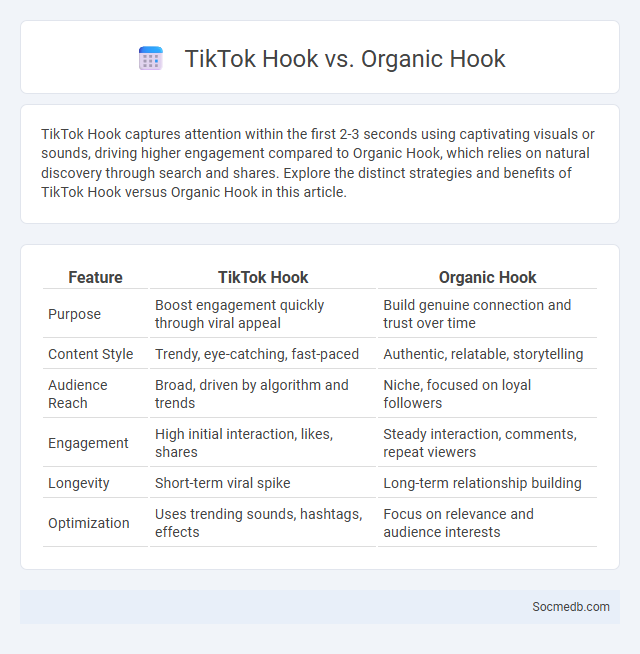 TikTok Hook vs. Organic Hook - What is The Difference?