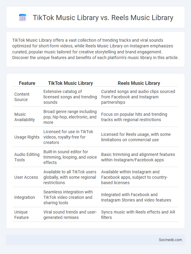 TikTok Music Library vs. Reels Music Library - What is The Difference?