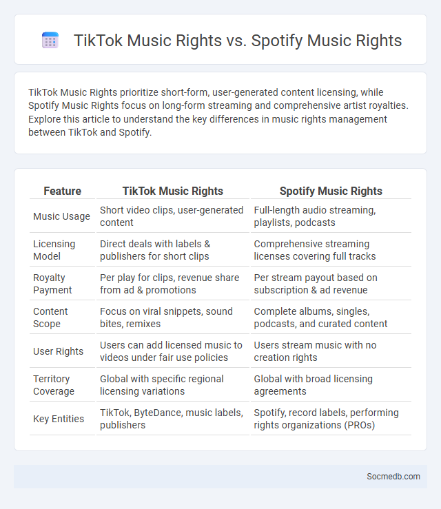 TikTok Music Rights vs. Spotify Music Rights - What is The Difference?