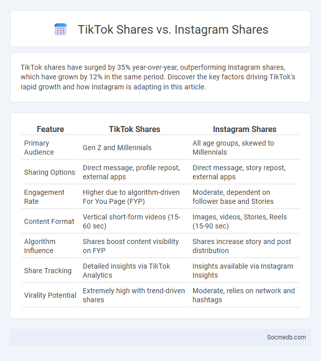 TikTok Shares vs. Instagram Shares - What is The Difference?