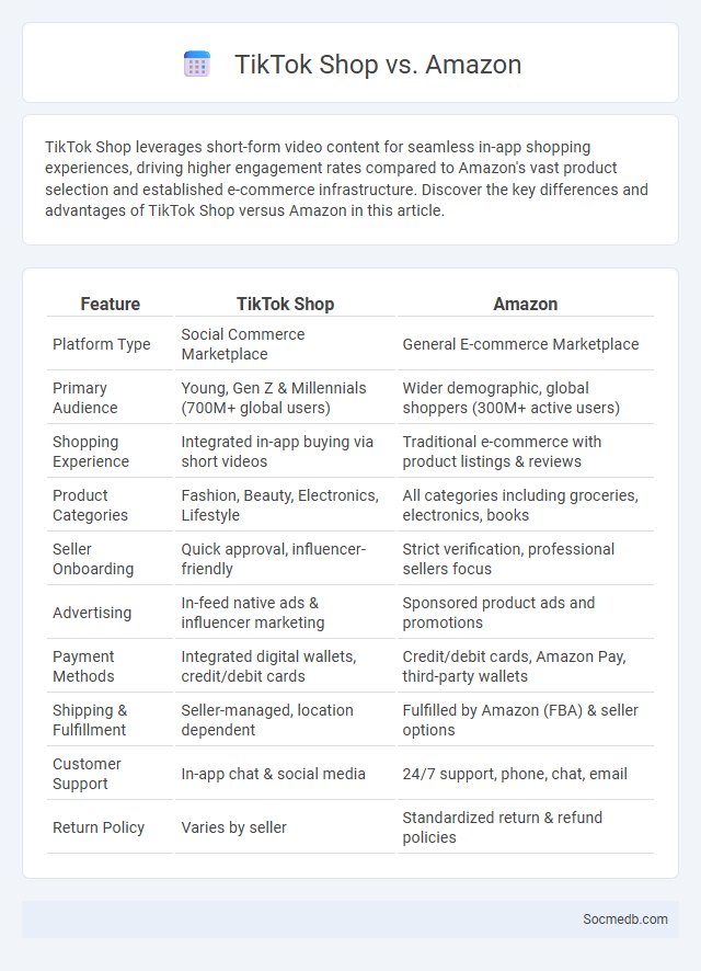 TikTok Shop vs. Amazon - What is The Difference?