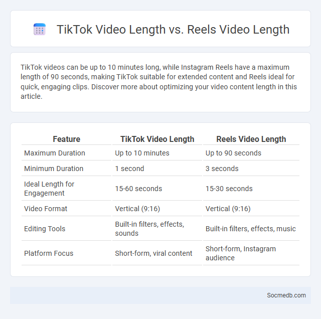 TikTok Video Length vs. Reels Video Length - What is The Difference?