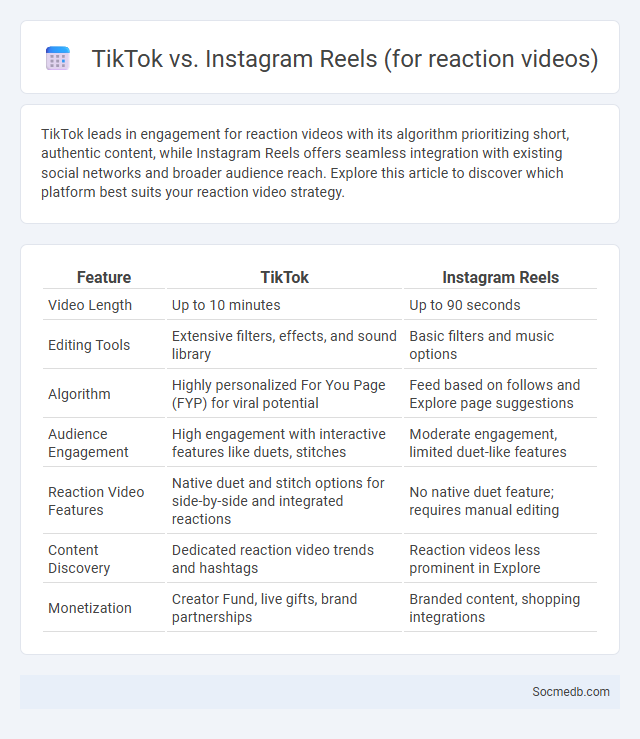 TikTok vs. Instagram Reels (for reaction videos) - What is The Difference?