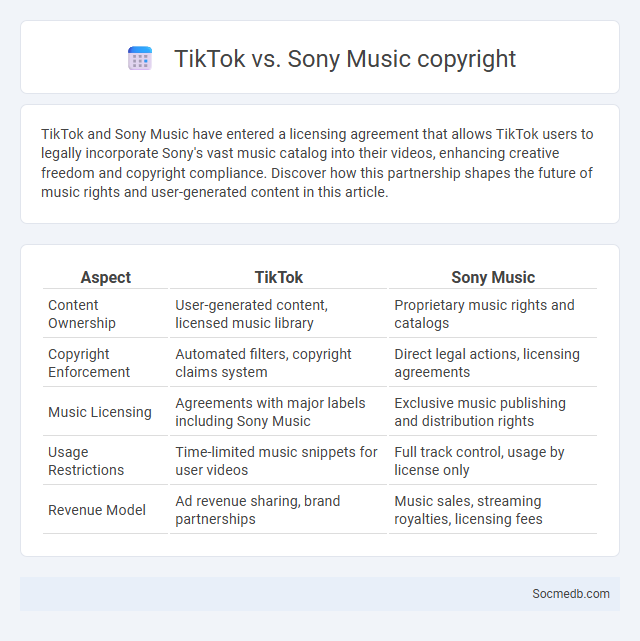TikTok vs. Sony Music copyright - What is The Difference?