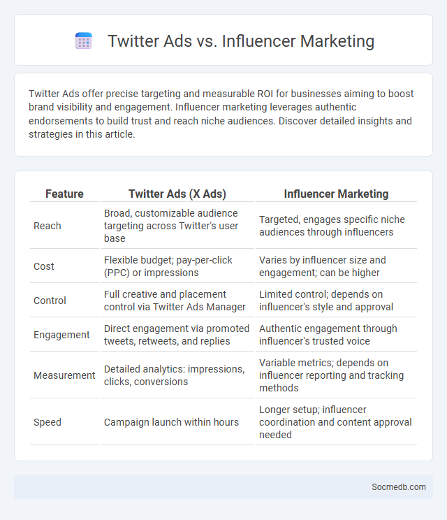 Twitter Ads vs. Influencer Marketing - What is The Difference?