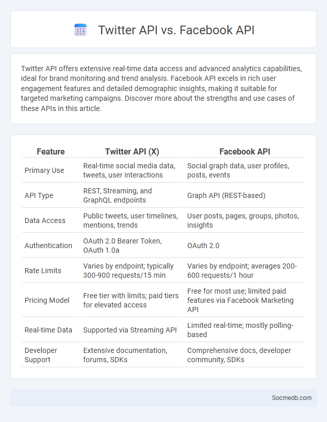 Twitter API vs. Facebook API - What is The Difference?