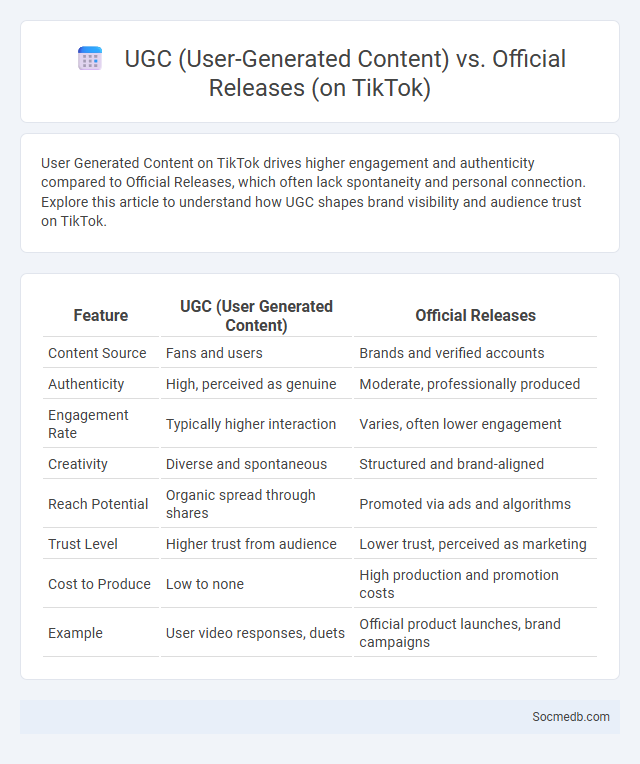 UGC (User-Generated Content) vs. Official Releases (on TikTok) - What is The Difference?