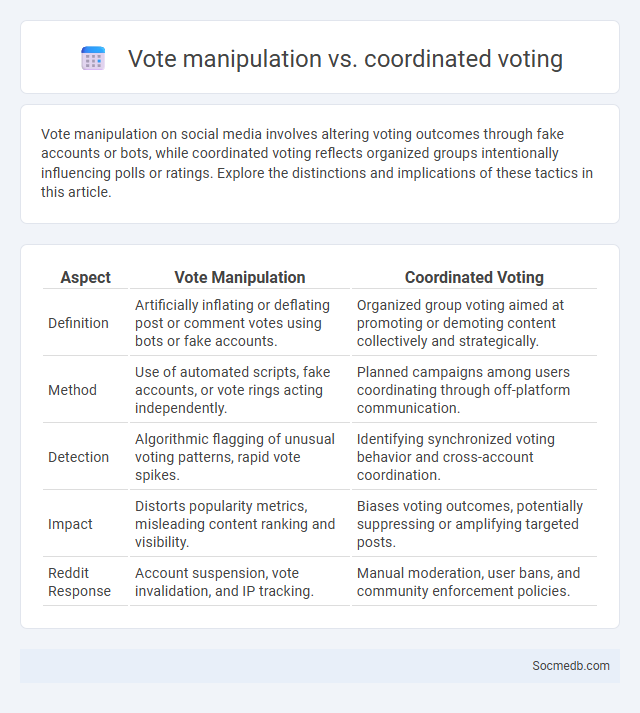 Vote manipulation vs. coordinated voting - What is The Difference?