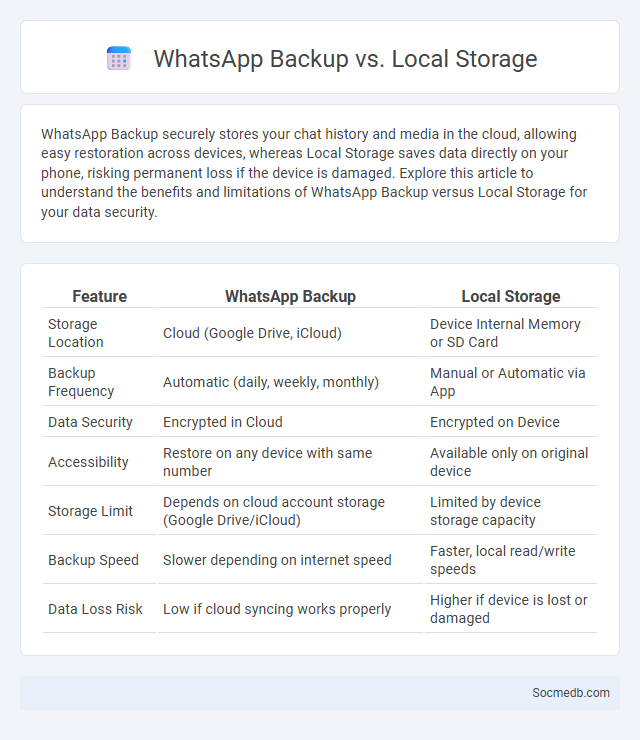WhatsApp Backup vs. Local Storage - What is The Difference?
