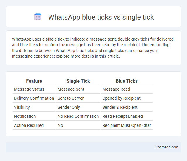 WhatsApp blue ticks vs single tick - What is The Difference?