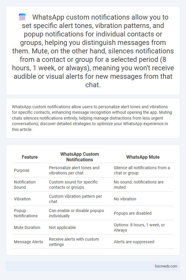 WhatsApp custom notifications allow you to set specific alert tones, vibration patterns, and popup notifications for individual contacts or groups, he