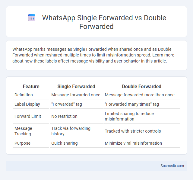 WhatsApp Single Forwarded vs Double Forwarded - What is The Difference?