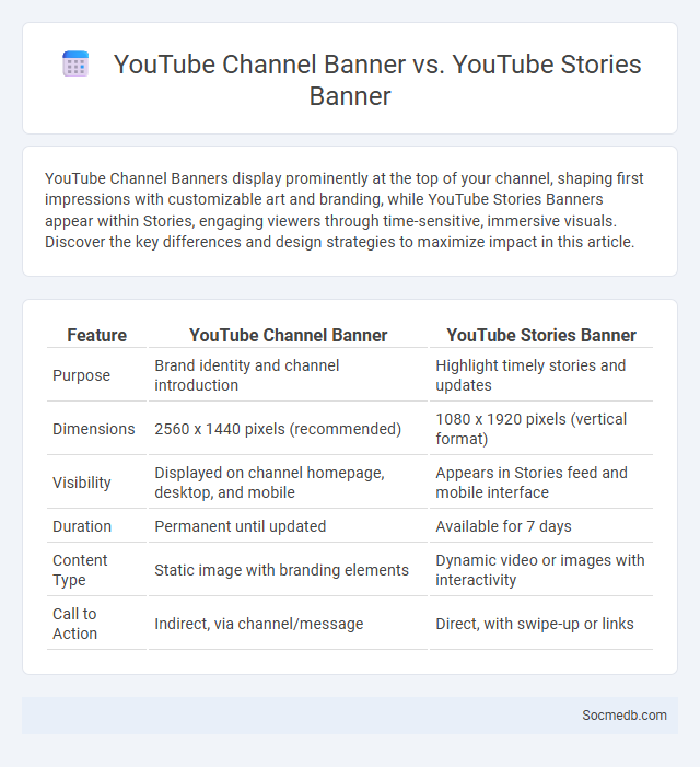 YouTube Channel Banner vs. YouTube Stories Banner - What is The Difference?
