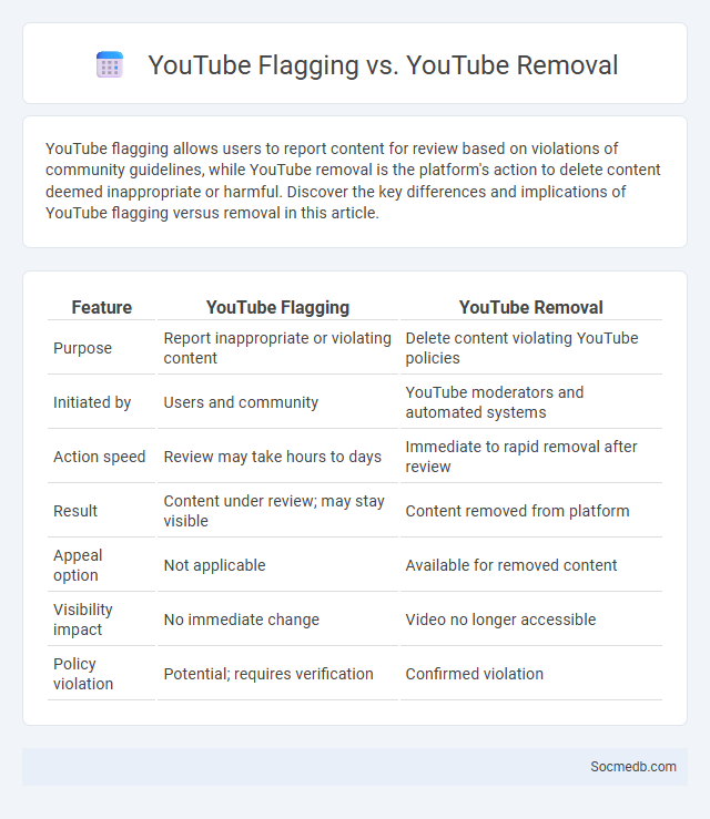 YouTube Flagging vs. YouTube Removal - What is The Difference?