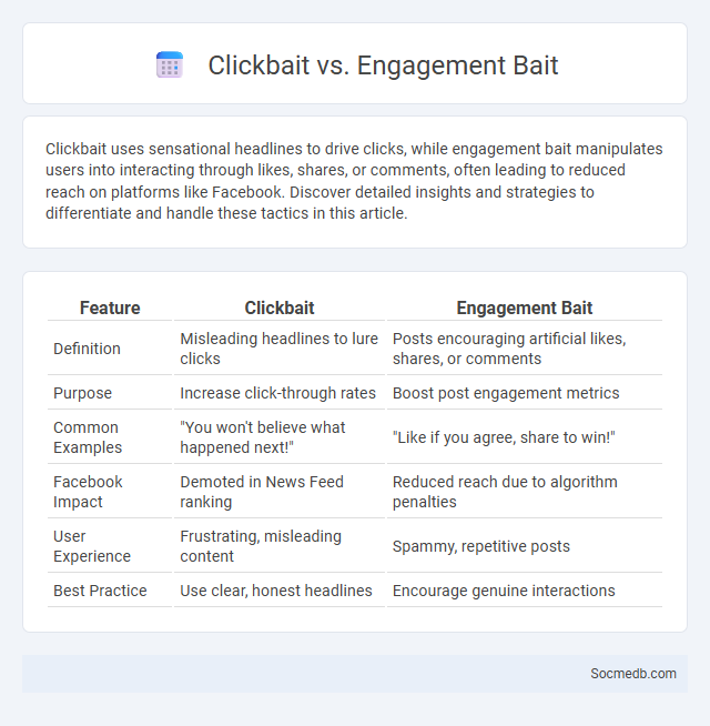 Clickbait vs. Engagement Bait - What is The Difference?