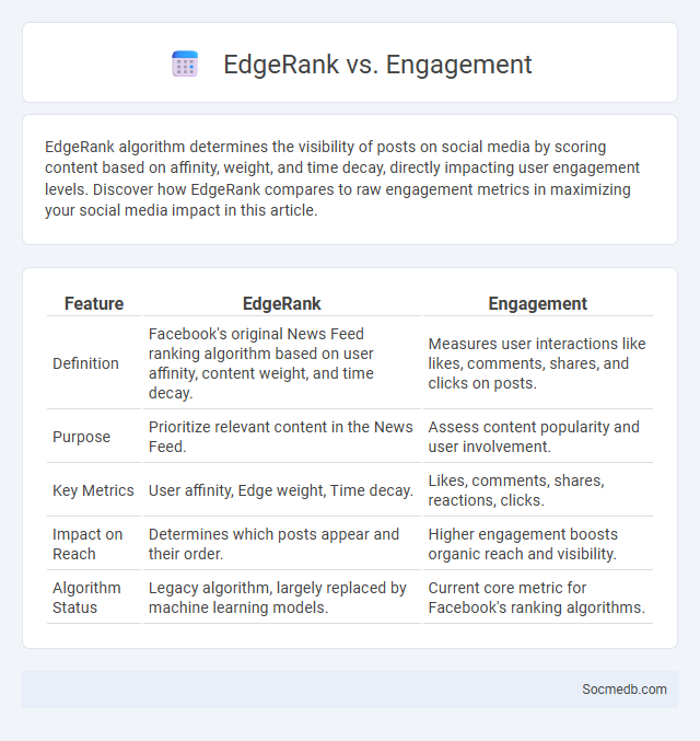EdgeRank vs. Engagement - What is The Difference?