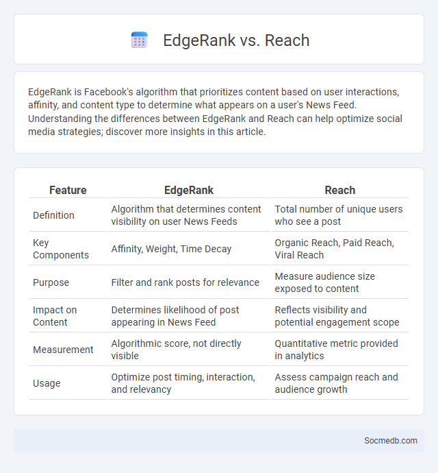 EdgeRank vs. Reach - What is The Difference?